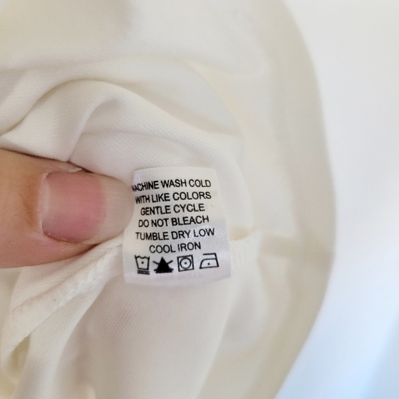 Charming Charlie Ivory Lace with Tassels Boho Dress Size Small - Picture 8 of 9